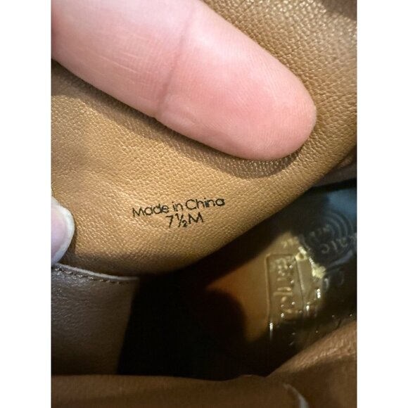 Kate Spade New York Saundra Honey Brown Suede Lace Up Wedge Ankle Boot Size 7.5 - Picture 7 of 10